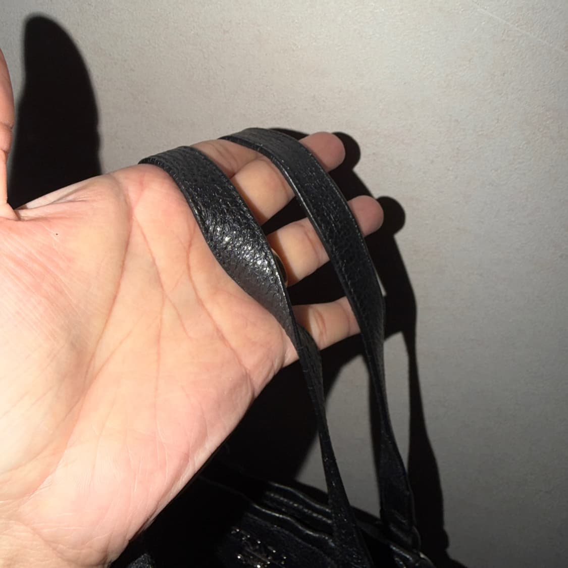 프라다 은장 레더 블랙 숄더&토트백 상품이미지6