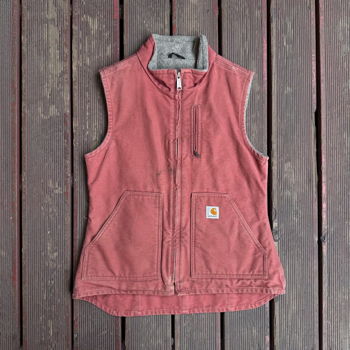칼하트 양털 베스트 핑크 상품이미지1