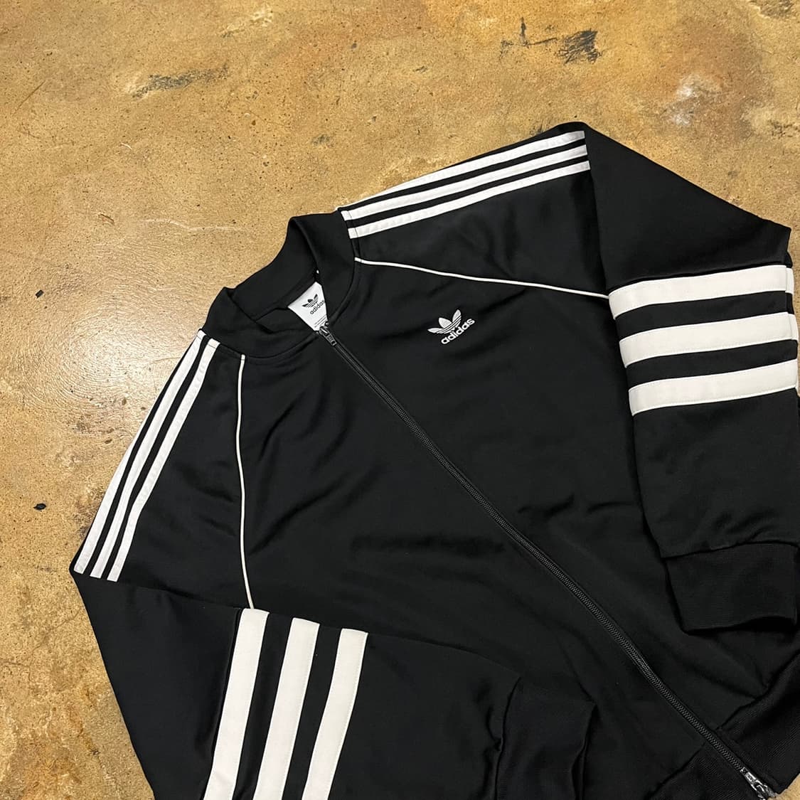 [정품/M] 아디다스 블랙 삼선 트랙 자켓 져지 b10 상품이미지1