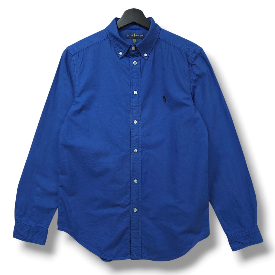 [S] 폴로 블루 버튼다운 코튼 긴팔셔츠 상품이미지1