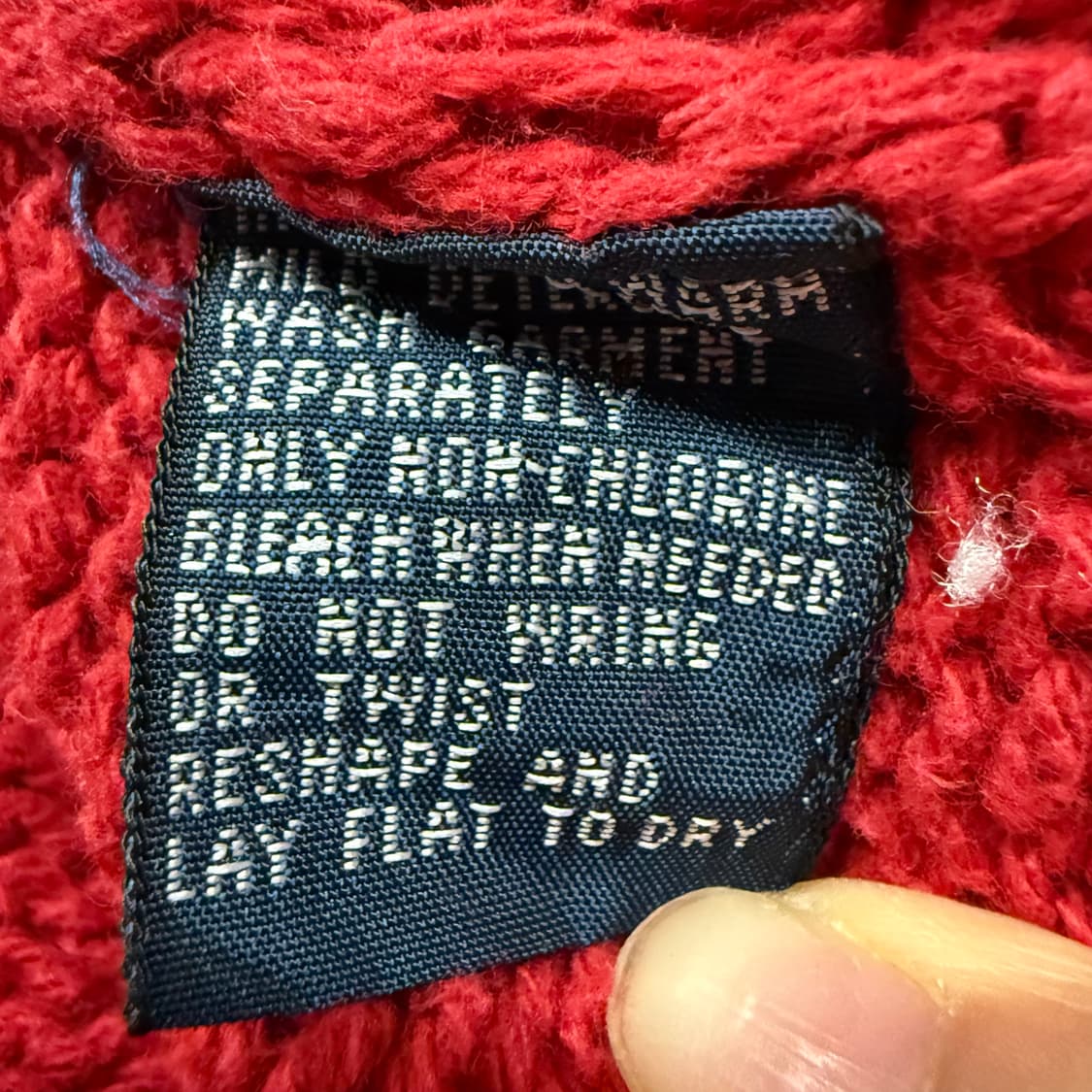 [정품/XL] 폴로 랄프로렌 레드 니트 베스트 b18 상품이미지5