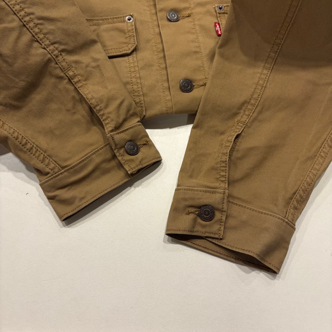 [M] 리바이스 브라운 코듀로이 카라 포켓 워크 자켓 D777 상품이미지6