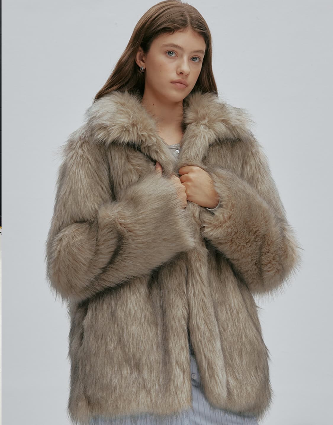 애프터아워즈 오버사이즈 퍼자켓 V3 size1 상품이미지3