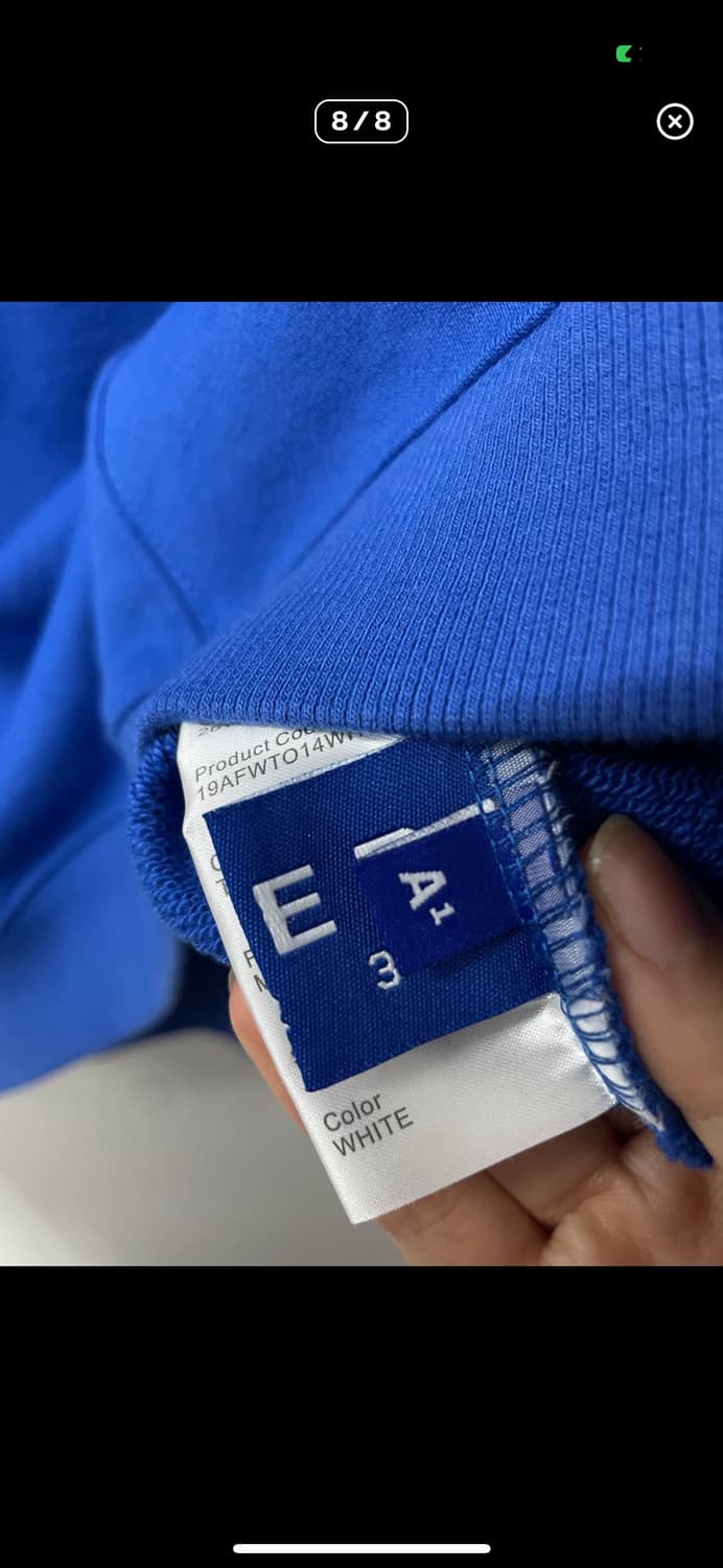 아더에러 블루 패치 맨투맨 A3510 상품이미지8