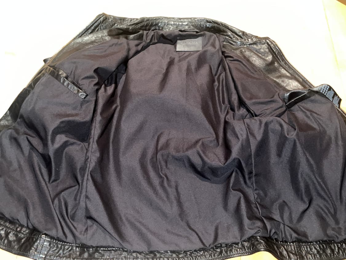 ALLSAINTS LARK LEATHER JACKET XL 상품이미지8