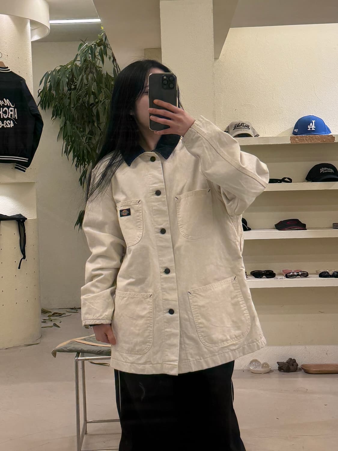 디키즈 코듀로이 카라 워크 자켓 U429 상품이미지1