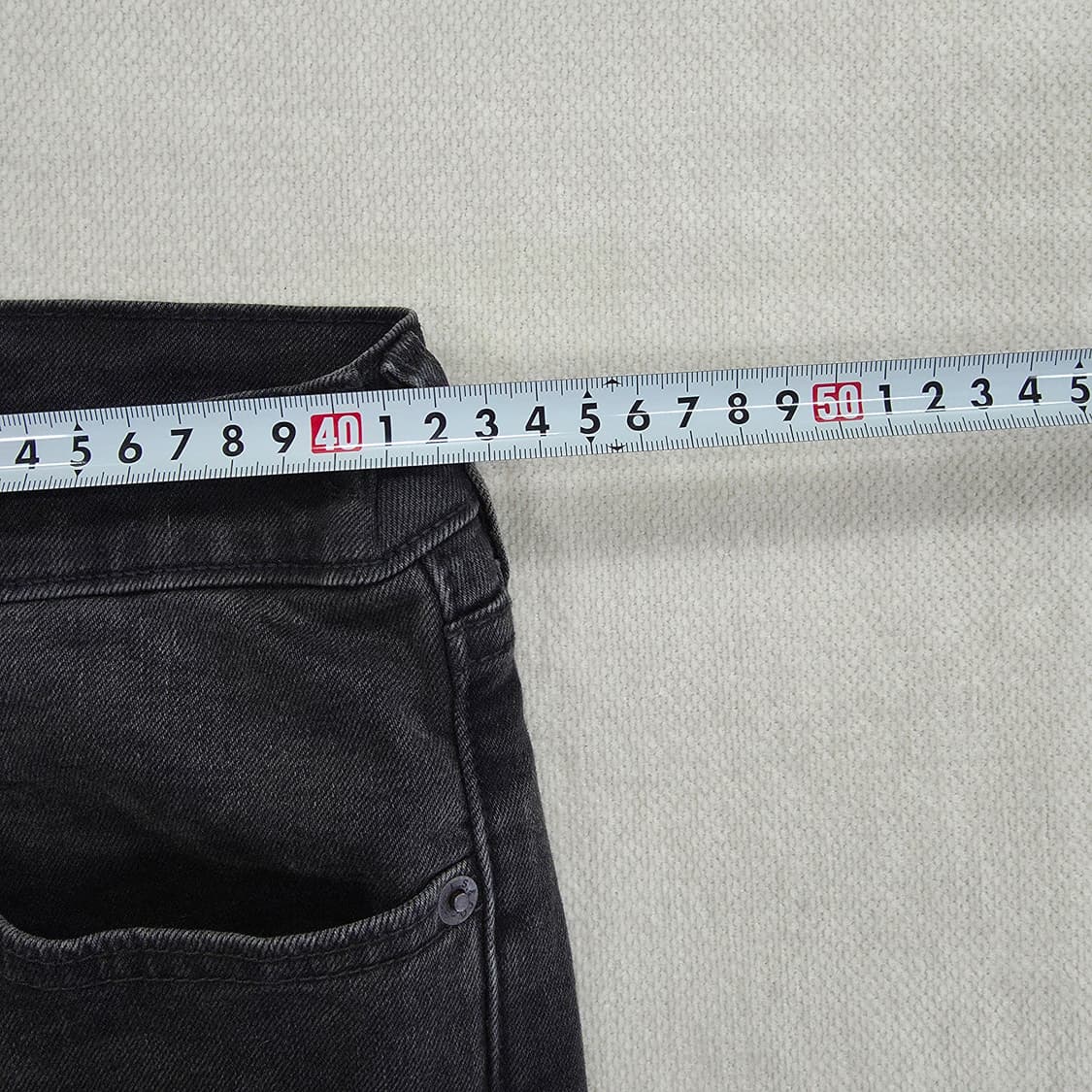 [W34 L32] 리바이스 511 흑청 데님 팬츠 바지 1223J2 상품이미지7