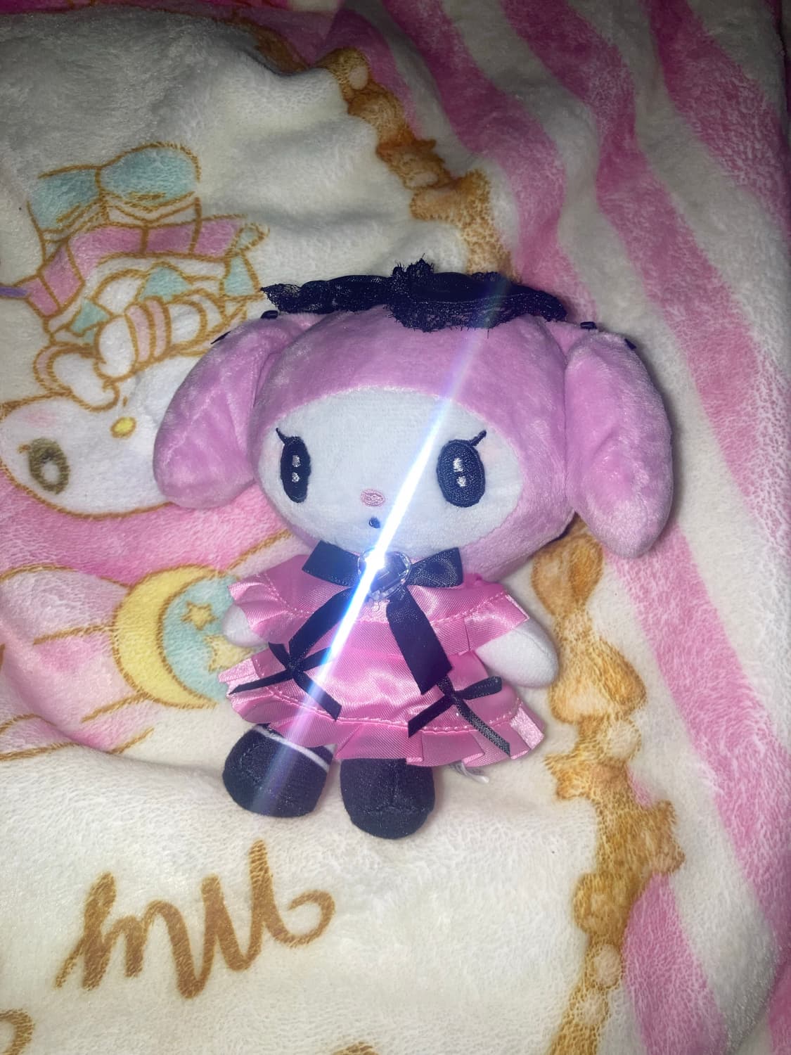 산리오 마이멜로디 파우치 키링 인형 상품이미지1