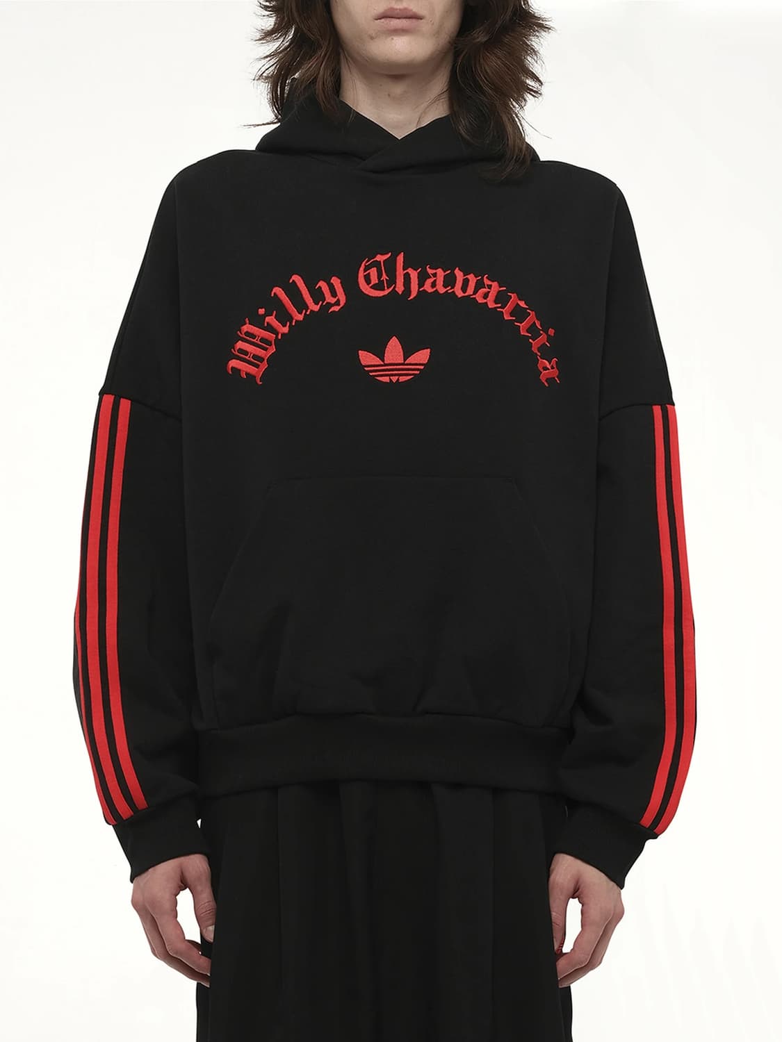 아디다스 X 윌리 차바리아 헤비웨이트 후드블랙 - S (KR 사이즈) 상품이미지3