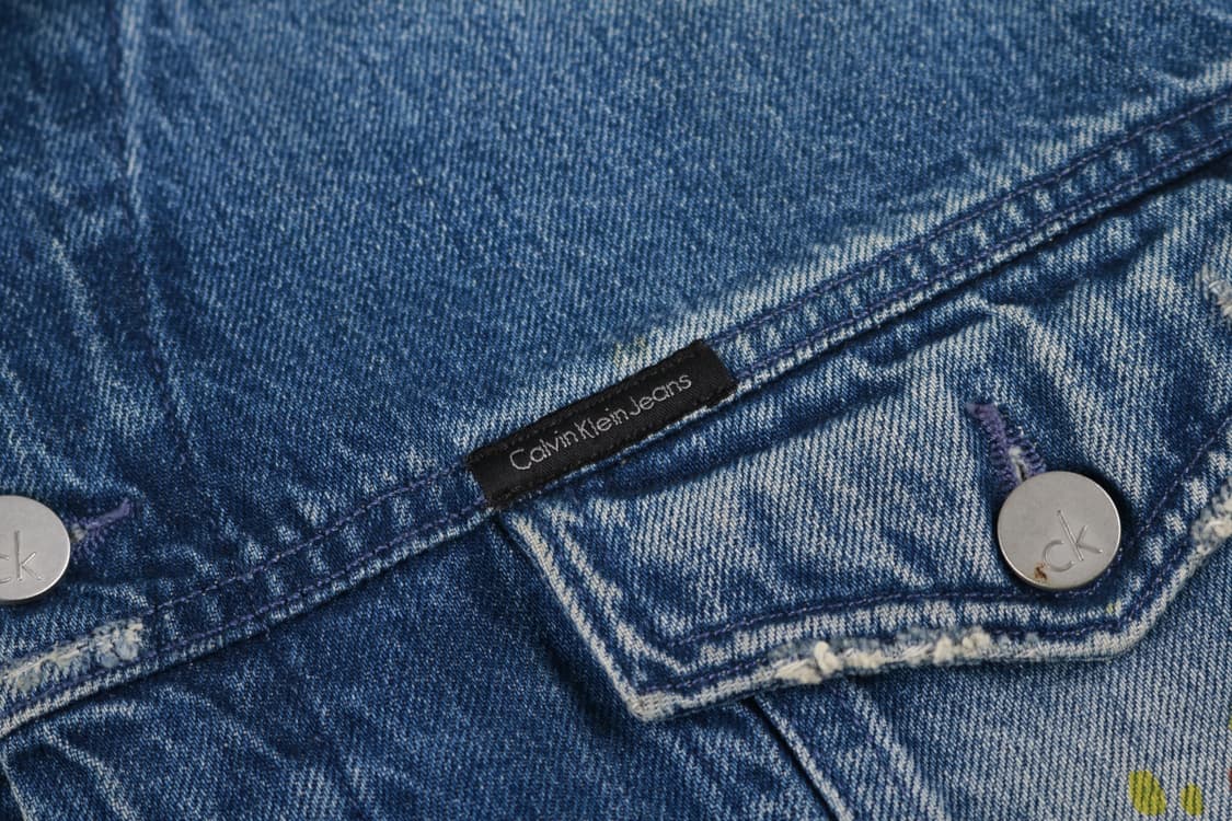 [M] 캘빈클라인 페인팅 트러커 데님자켓 상품이미지2