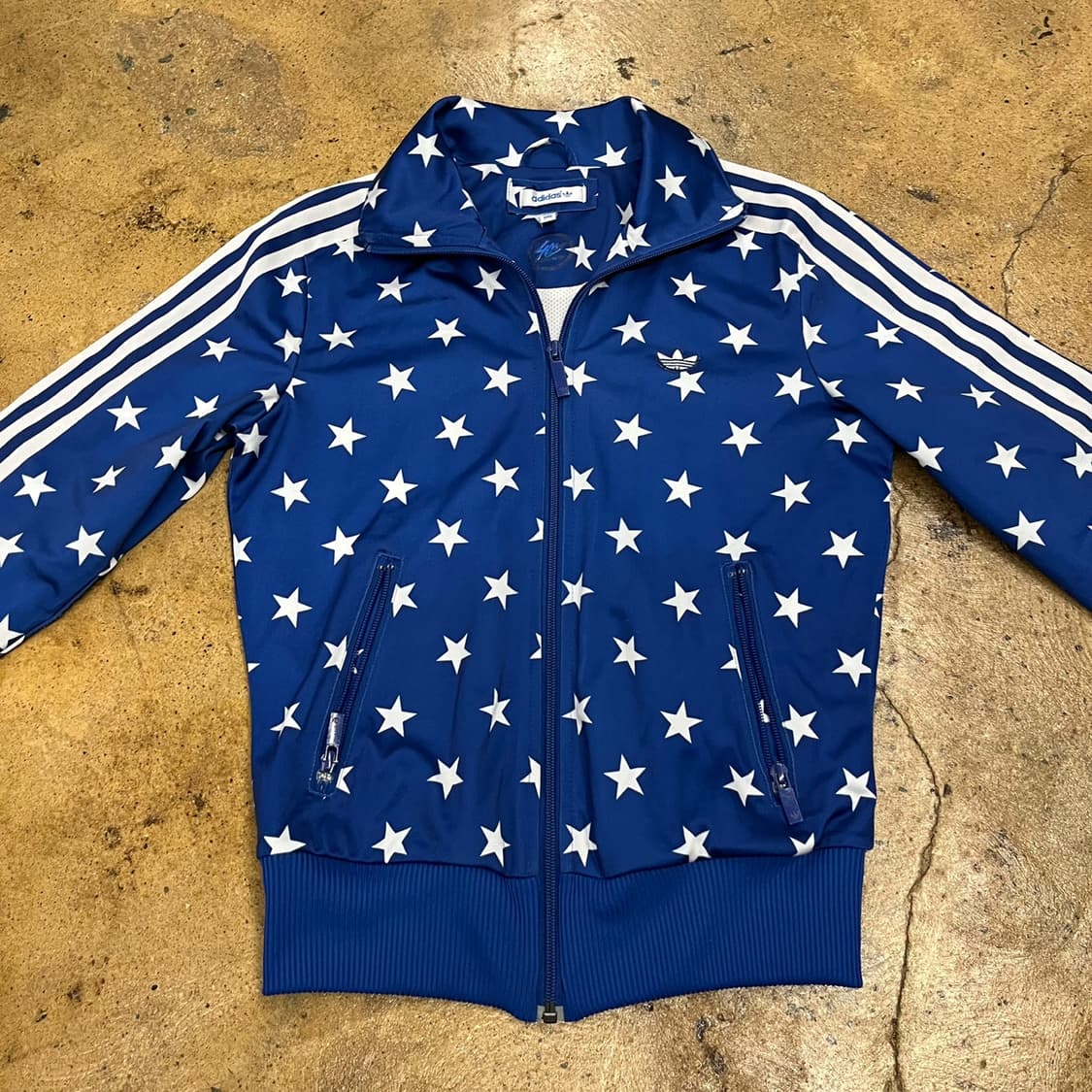 아디다스 블루 스타 별 도트 져지 트랙탑 90 상품이미지3