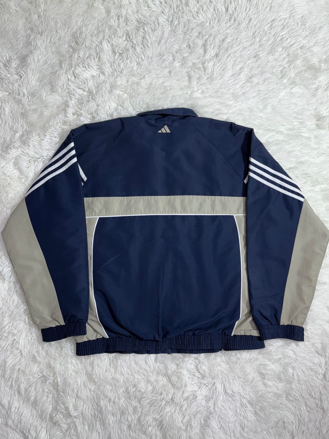 아디다스 90‘s 배색 네이비 바람막이  상품이미지7