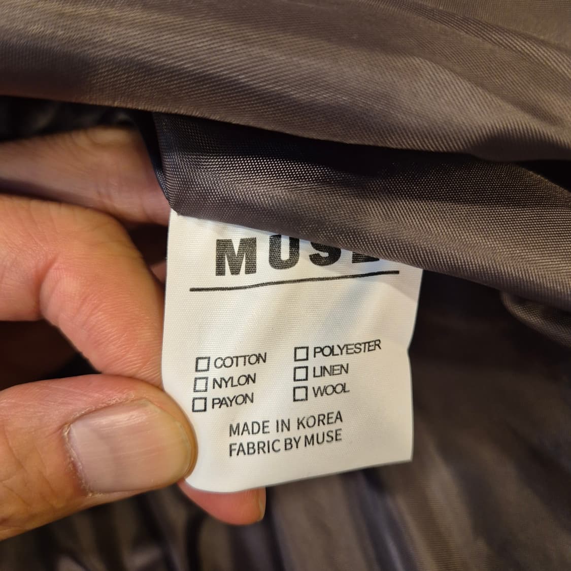 FREE(착샷잇음) 차콜브라운 싱글롱코트  상품이미지5