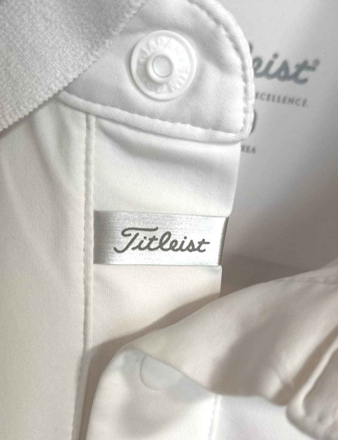 100 타이틀리스트 투어핏 백펀칭 폴로셔츠 골프복 상품이미지8