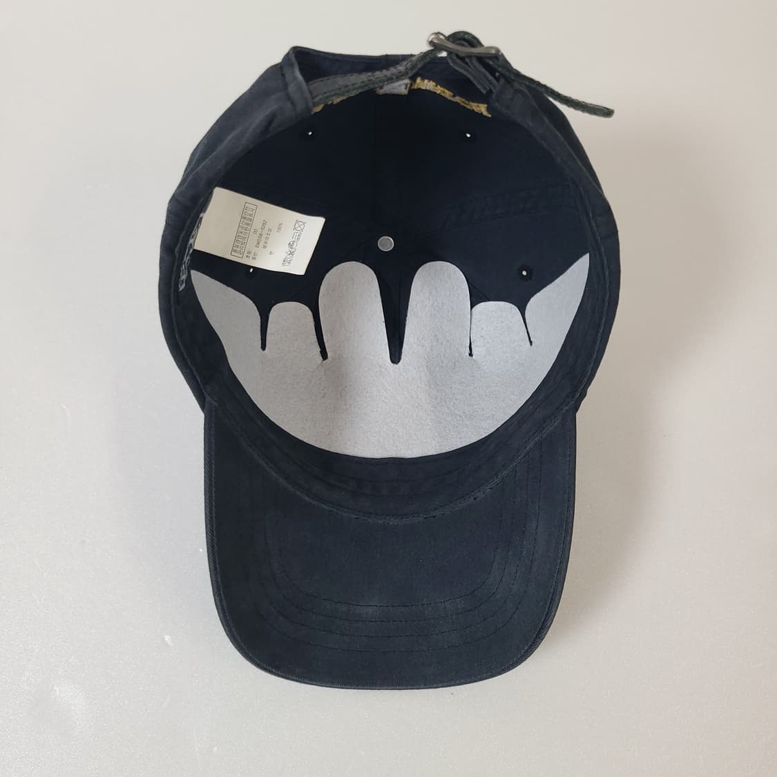 00s 빈티지 폴로 랄프로렌 블랙와치 가죽스트랩 볼캡 모자 상품이미지8