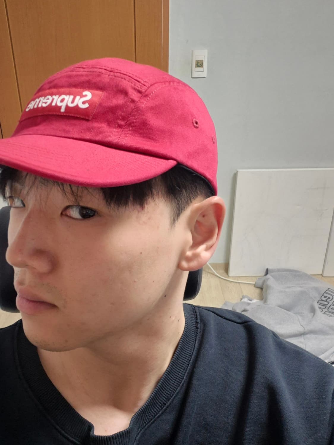 슈프림모자 레드색상 상품이미지4