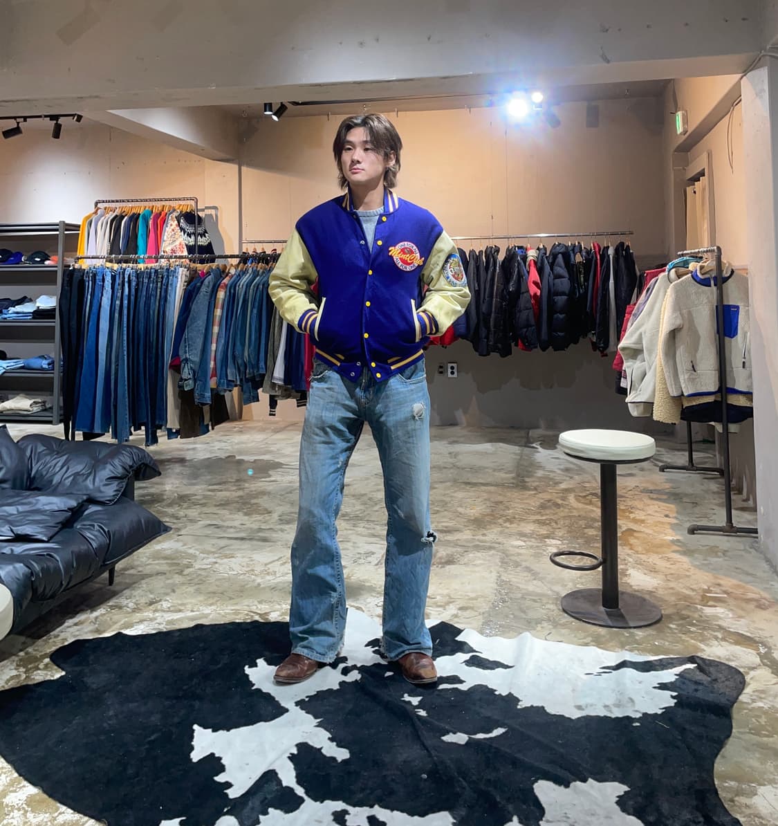 vintage Japanese varsity jacket 상품이미지3