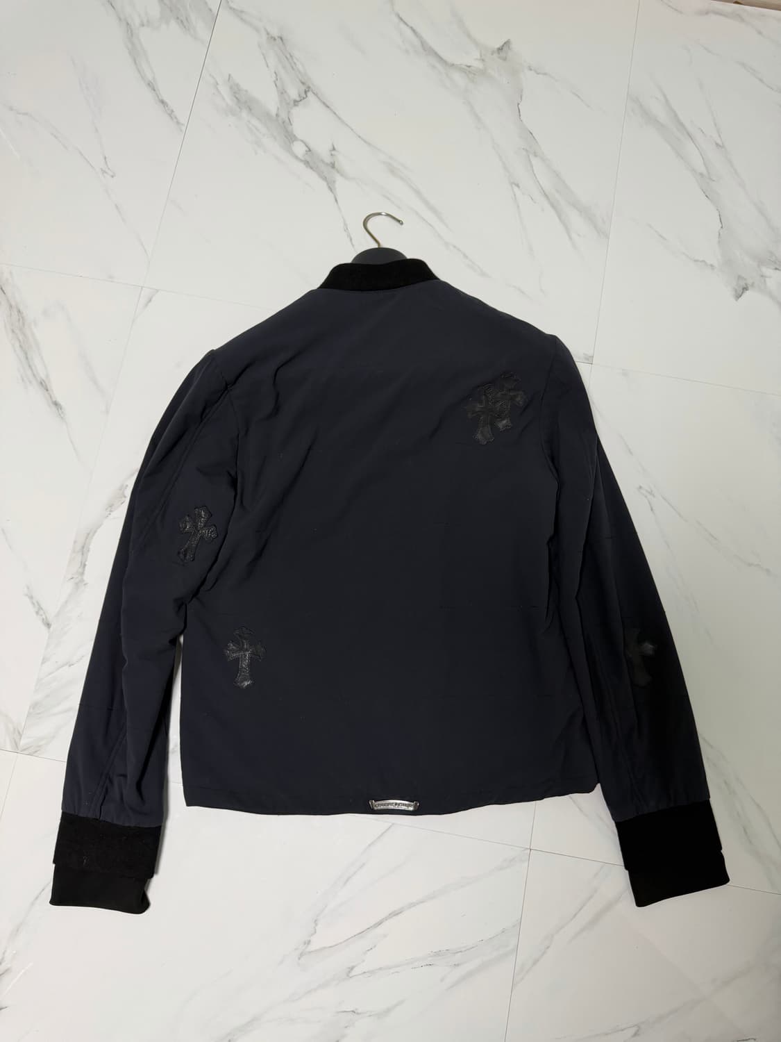 크롬하츠 레더패치 라지대거 캐시미어 워크독 자켓 M 상품이미지3