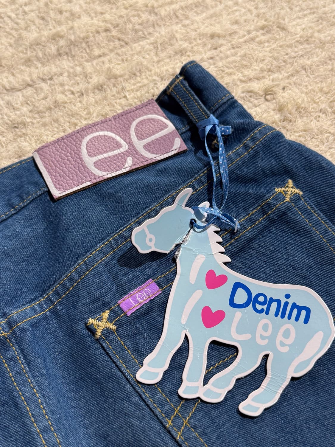 LEE Stitched Mini Denim Skirt 0261 상품이미지6