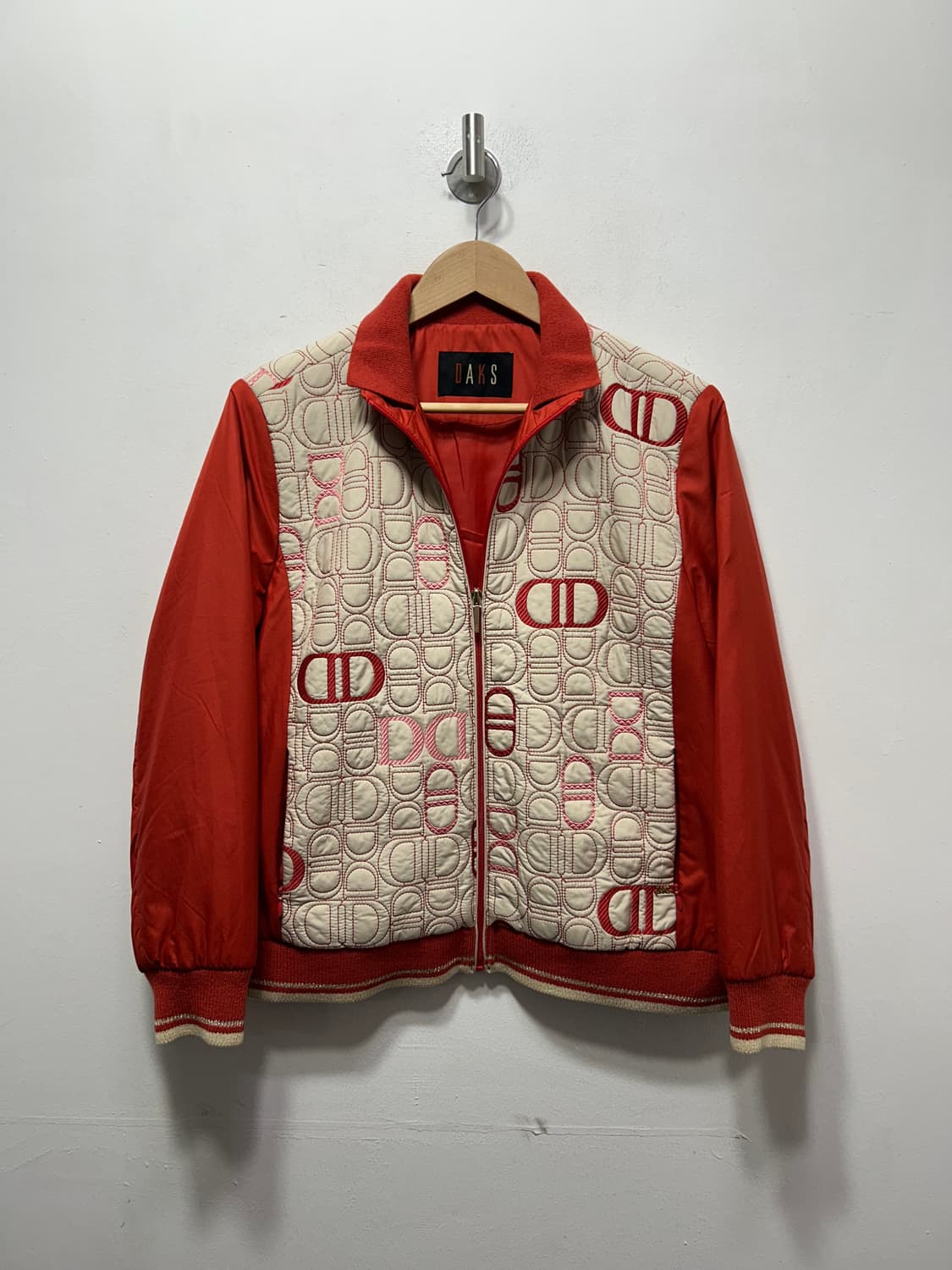 닥스 여성 골프 봄버 집업 자켓 투톤 XL  상품이미지1