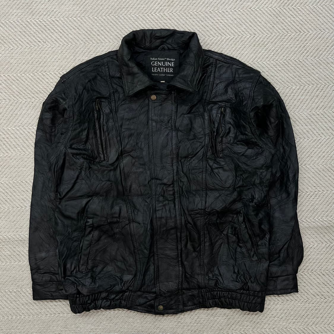 리얼 레더 봄버자켓 r2791 상품이미지1