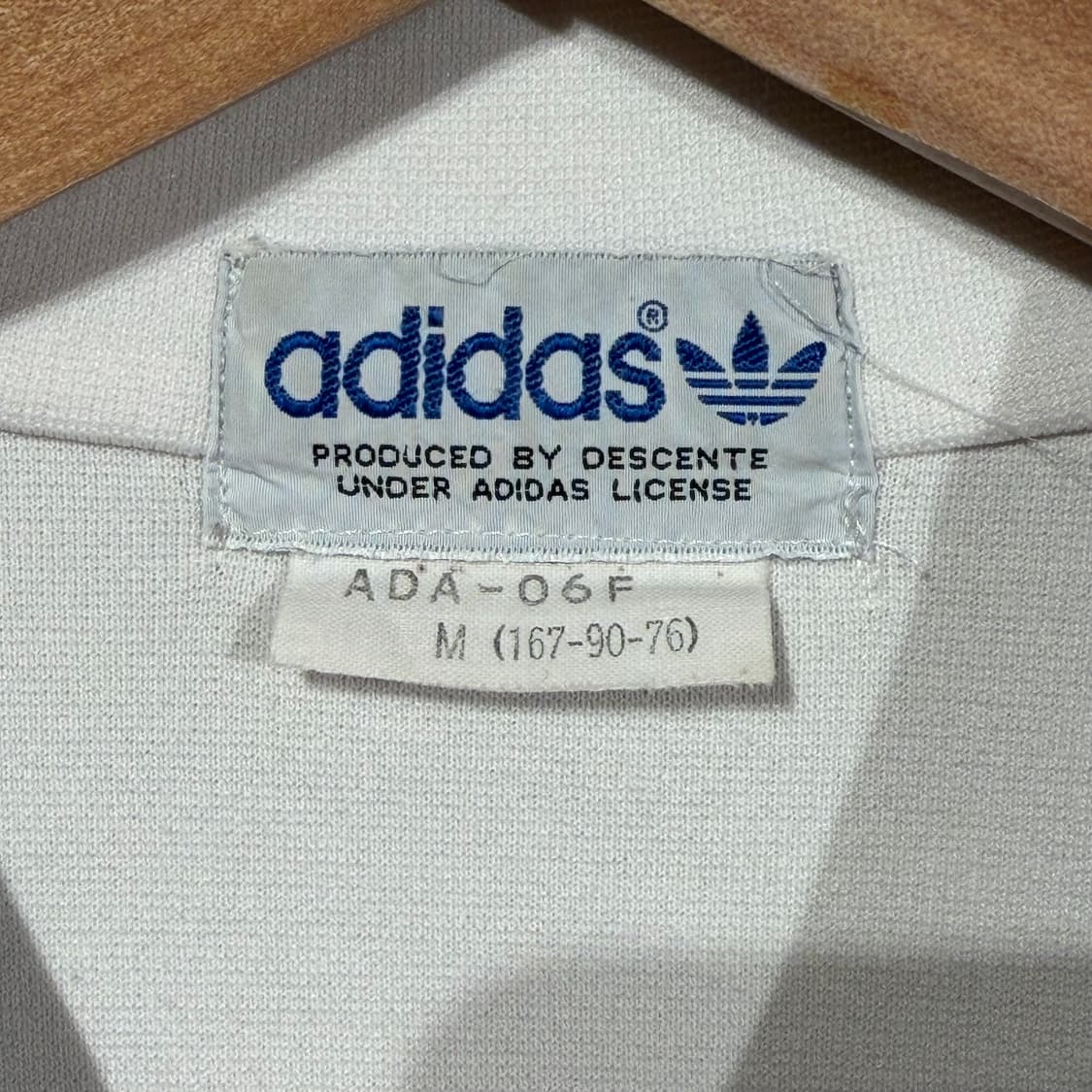 아디다스 80s 화이트 트랙탑 져지 M 상품이미지3