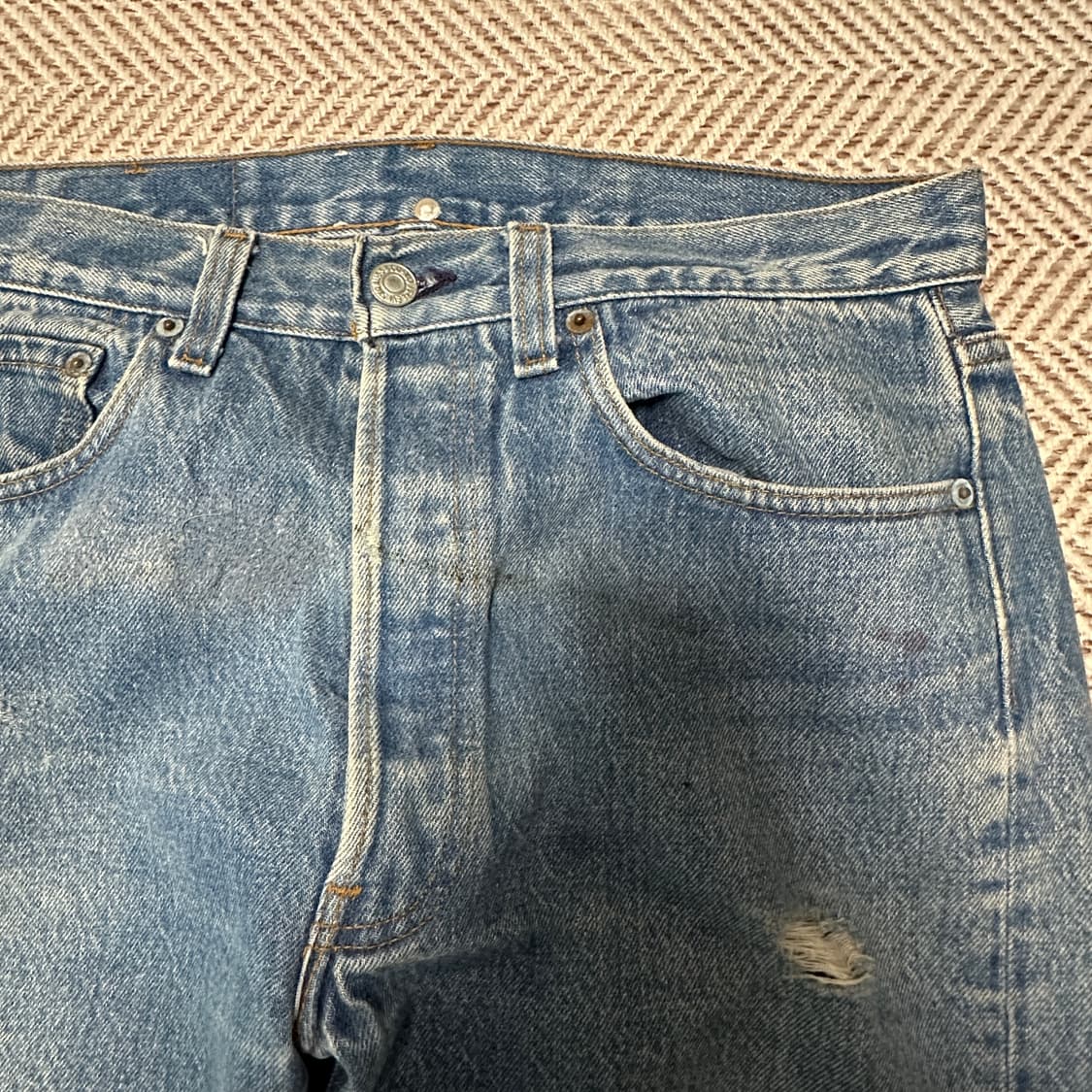 LEVI'S 501 70's usa made denim jeans 상품이미지3