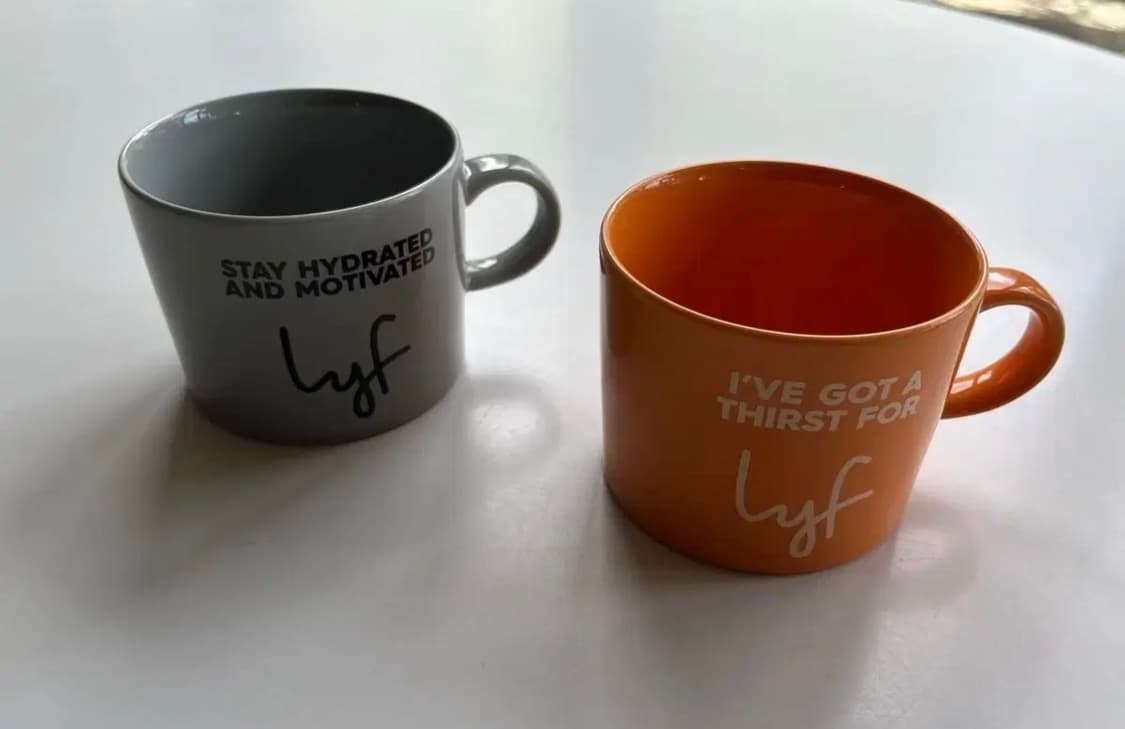 도쿄 Lyf Ginza 긴자 호텔 머그컵 두개 일괄 상품이미지1