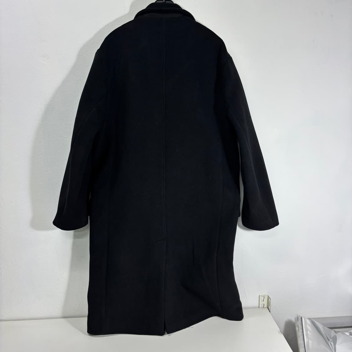 M 파르티멘토 블랙 롱 싱글코트 상품이미지2