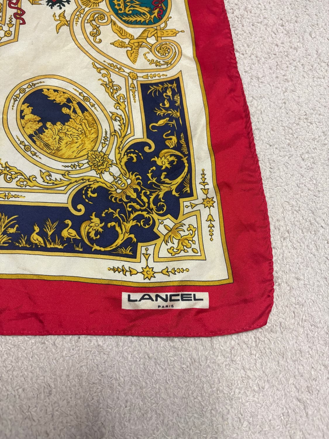란셀(LANCEL) 프랑스 실크 스카프 상품이미지2