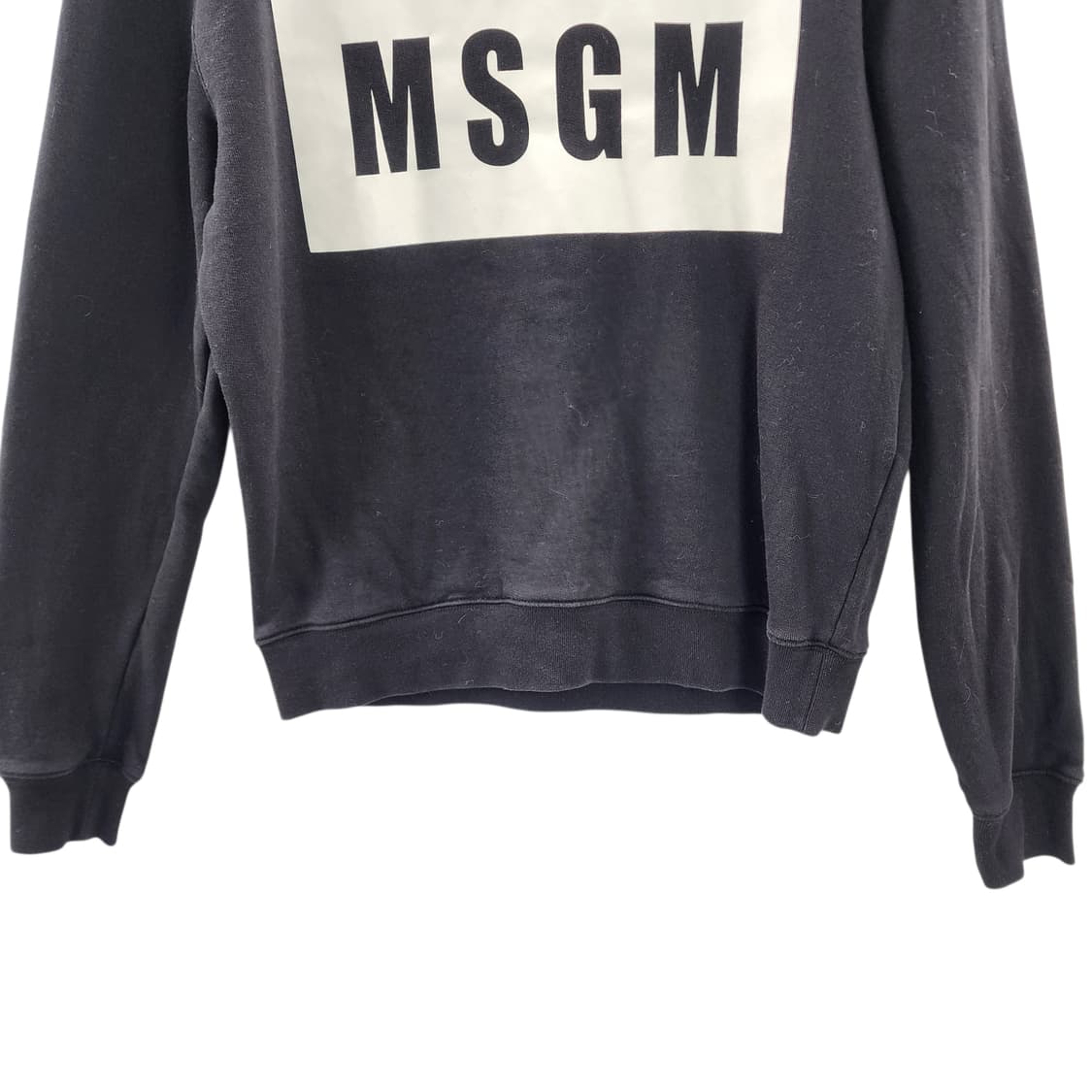 [S] MSGM 엠에스지엠 박스 로고 기모 맨투맨 상품이미지3