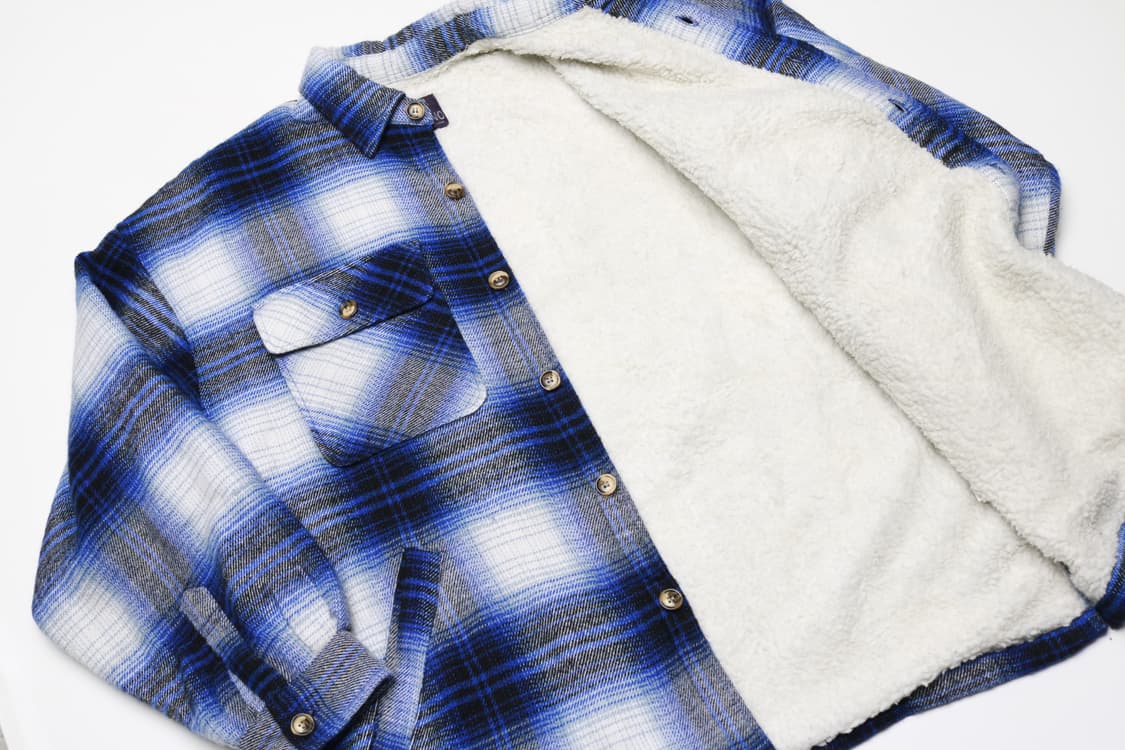 [M] 빈티지 재팬 양털 플란넬 셔츠 상품이미지3