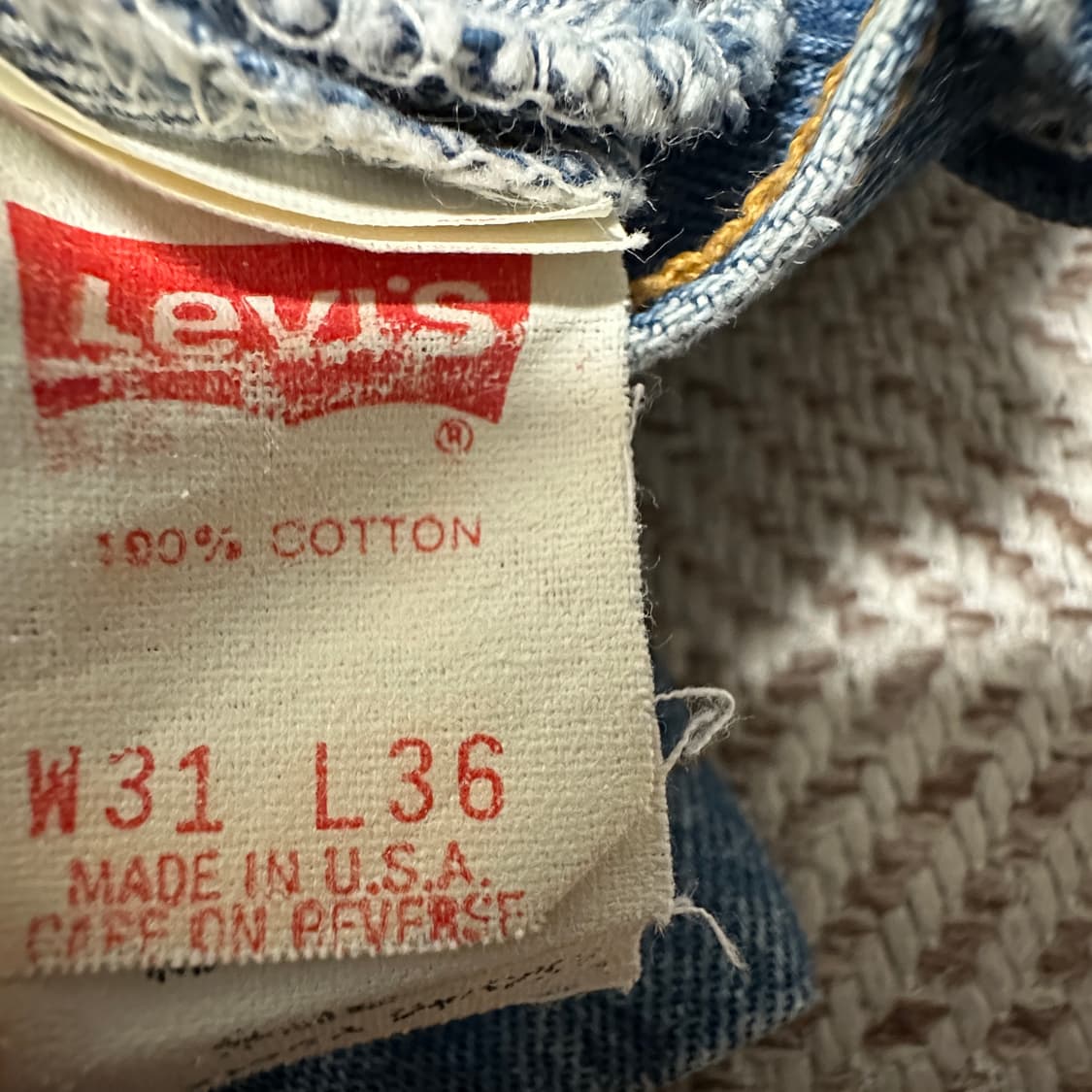 LEVI'S 501 90's usa made vintage jeans 상품이미지4