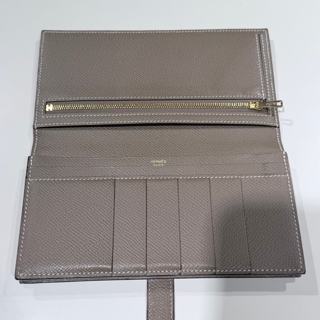 (A+/OS) / 에르메스 베안 장지갑 에토프 컬러 상품이미지7