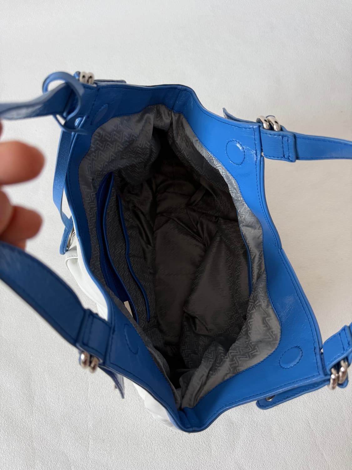 Pre owned 레더 토트 숄더백 상품이미지8