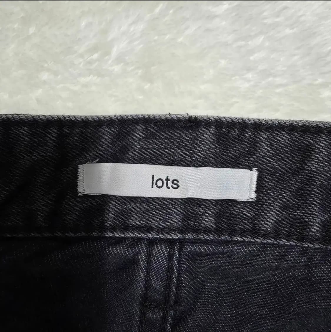 (33)플랙 lots 그레이 워시드 데님 팬츠 상품이미지4