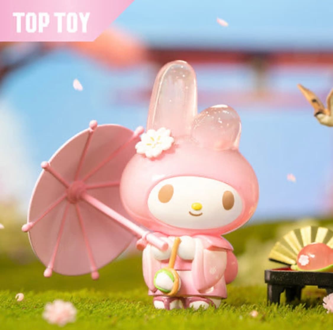 (미개봉)탑토이 산리오 벚꽃 화과자 사쿠라 피규어 마이멜로디 마멜 가챠 상품이미지1