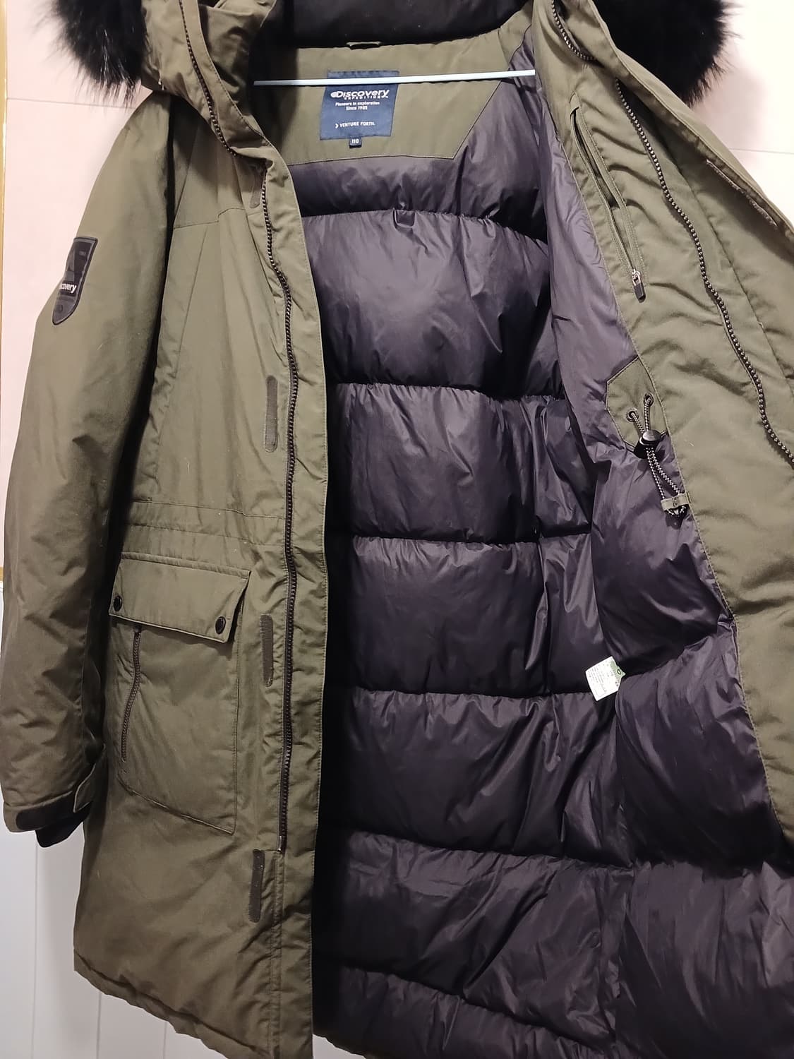 디스커버리 정품 남성 패딩 110 사이즈 상품이미지4