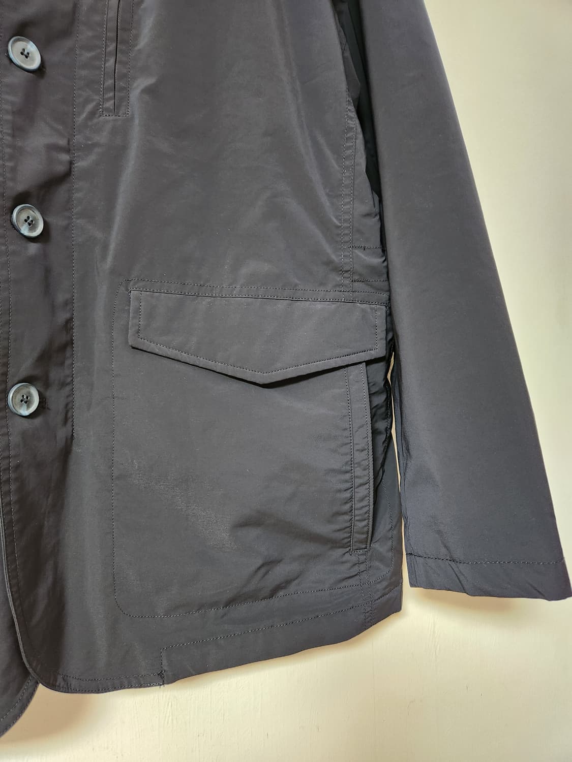 TUXY 네이비 남성 숏 트랜치코트 자켓105 상품이미지4