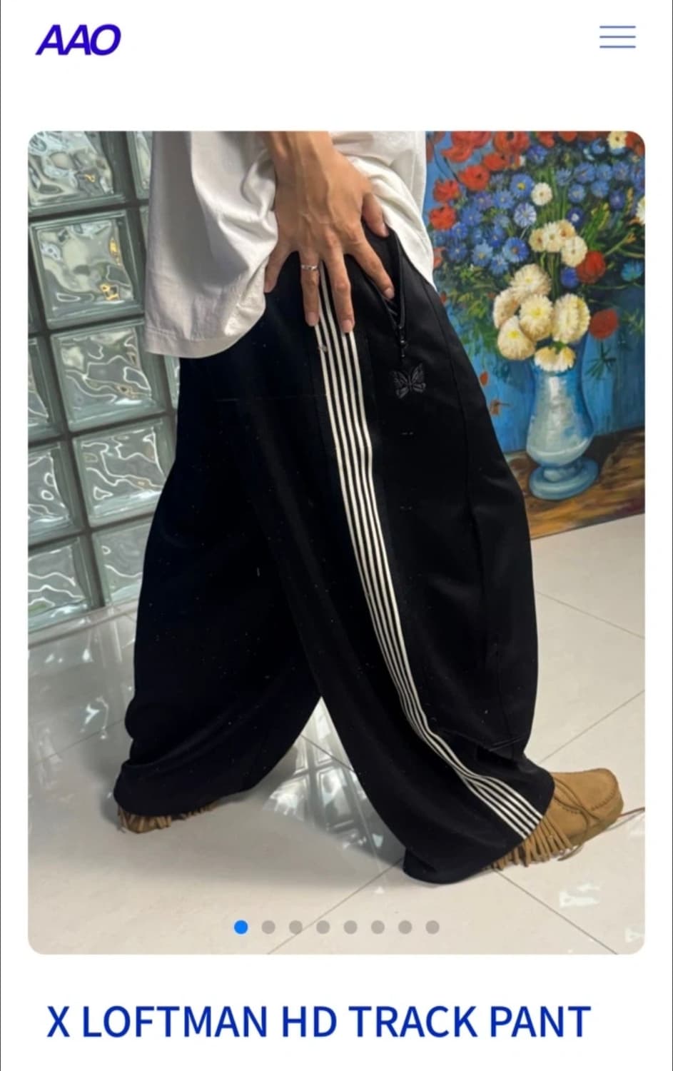 니들스 hd 트랙팬츠 s 블랙 상품이미지1