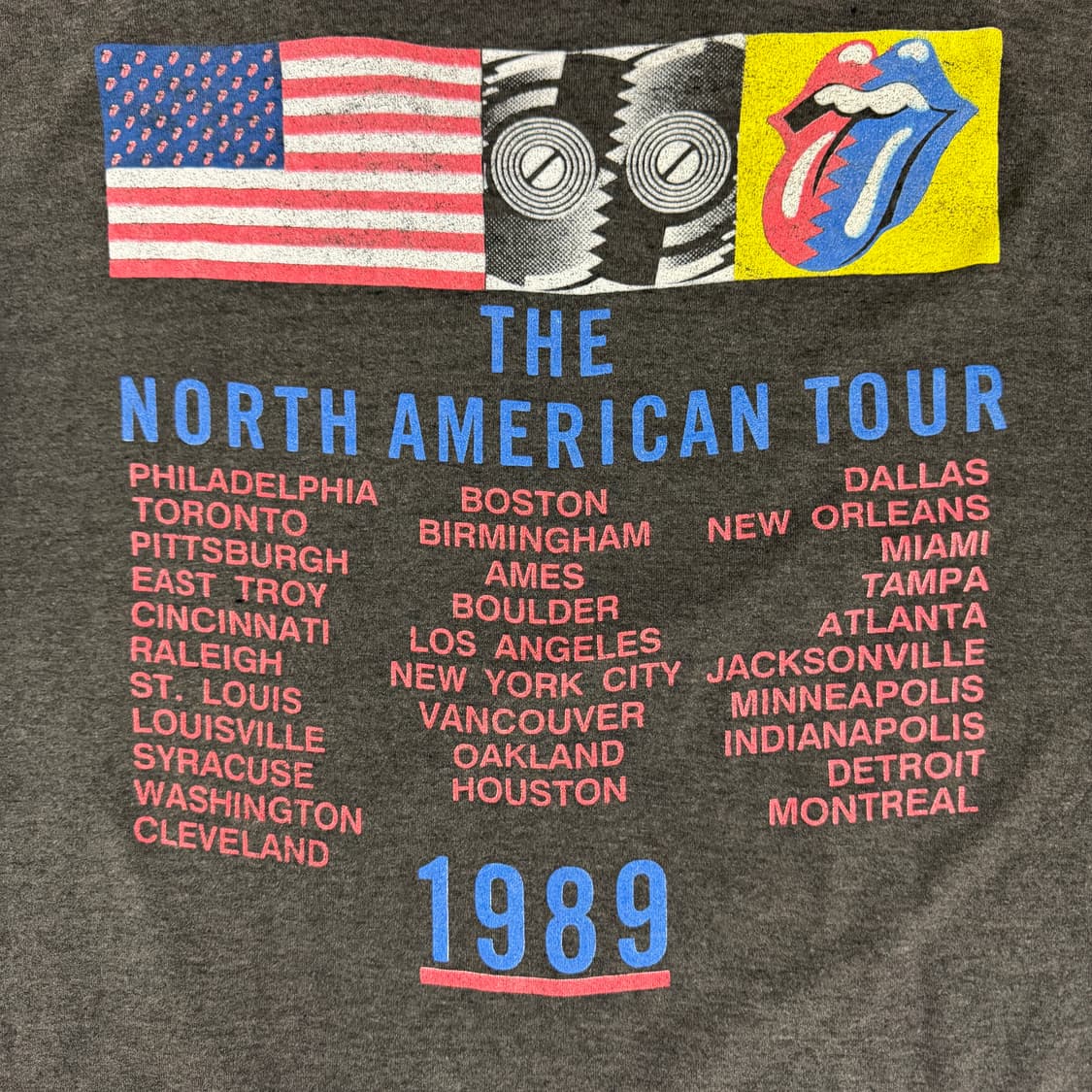 빈티지 80s Rolling Stones 롤링스톤즈 밴드 티셔츠 상품이미지4