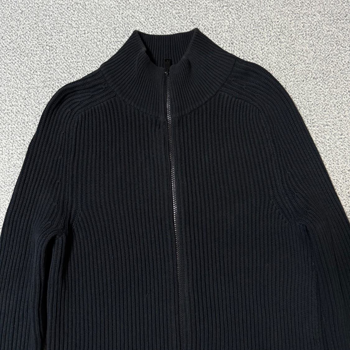 알마니 골지 니트 집업 남성용 상품이미지4