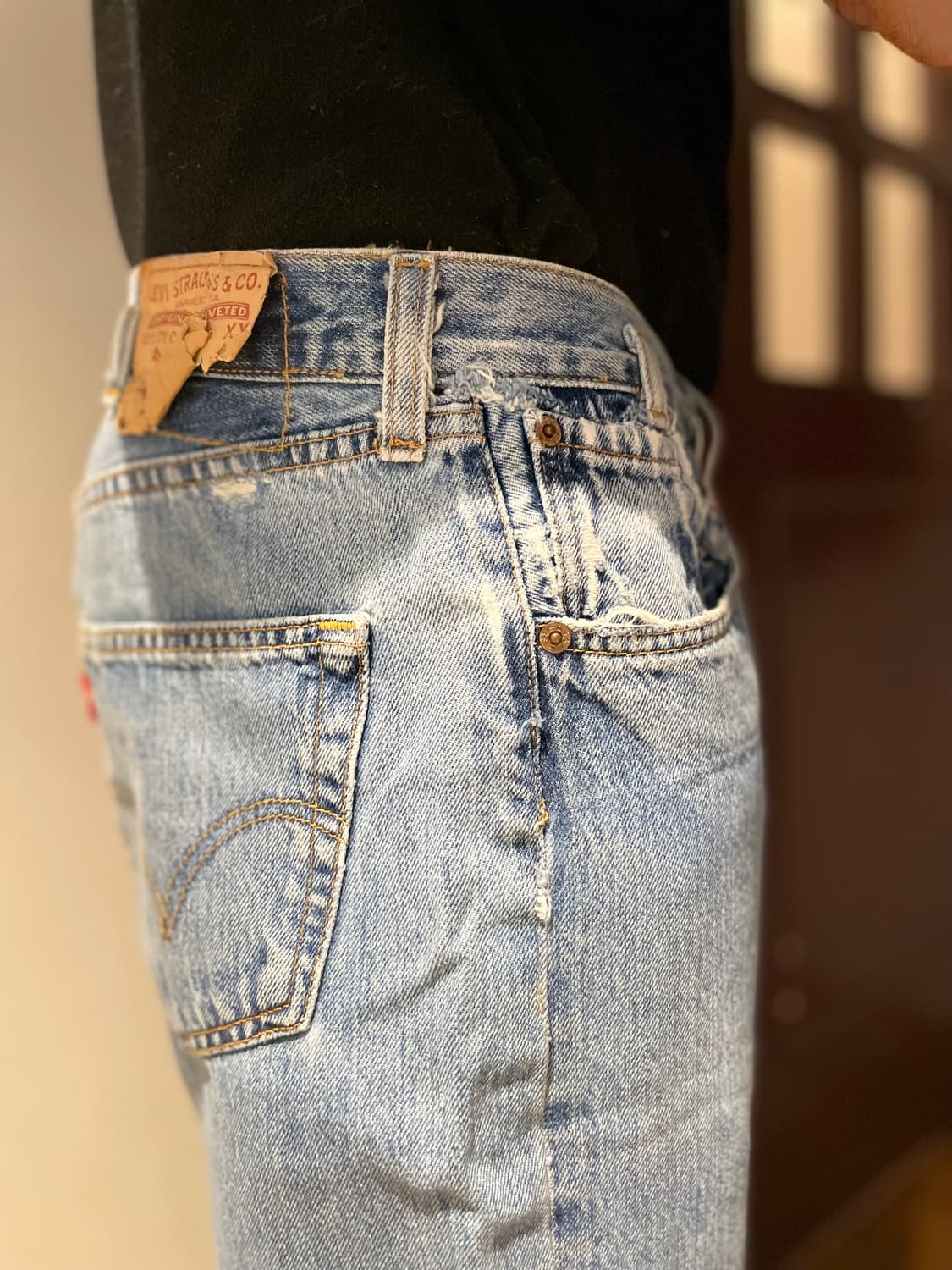 KZ ATELIER  Remake Levi’s 501 Denim Pant 상품이미지4