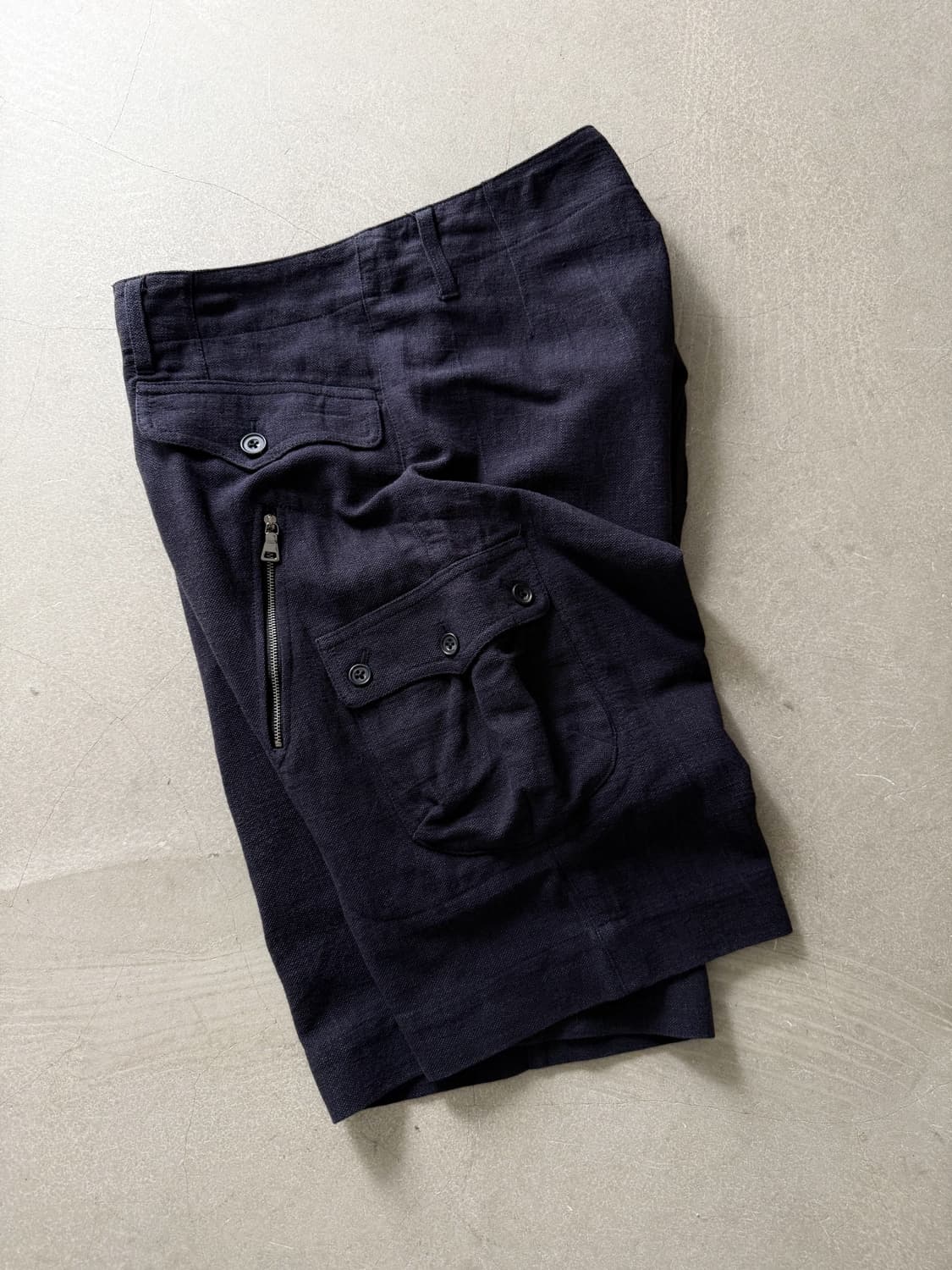 Beams Utility Cargo Linen Shorts 상품이미지4