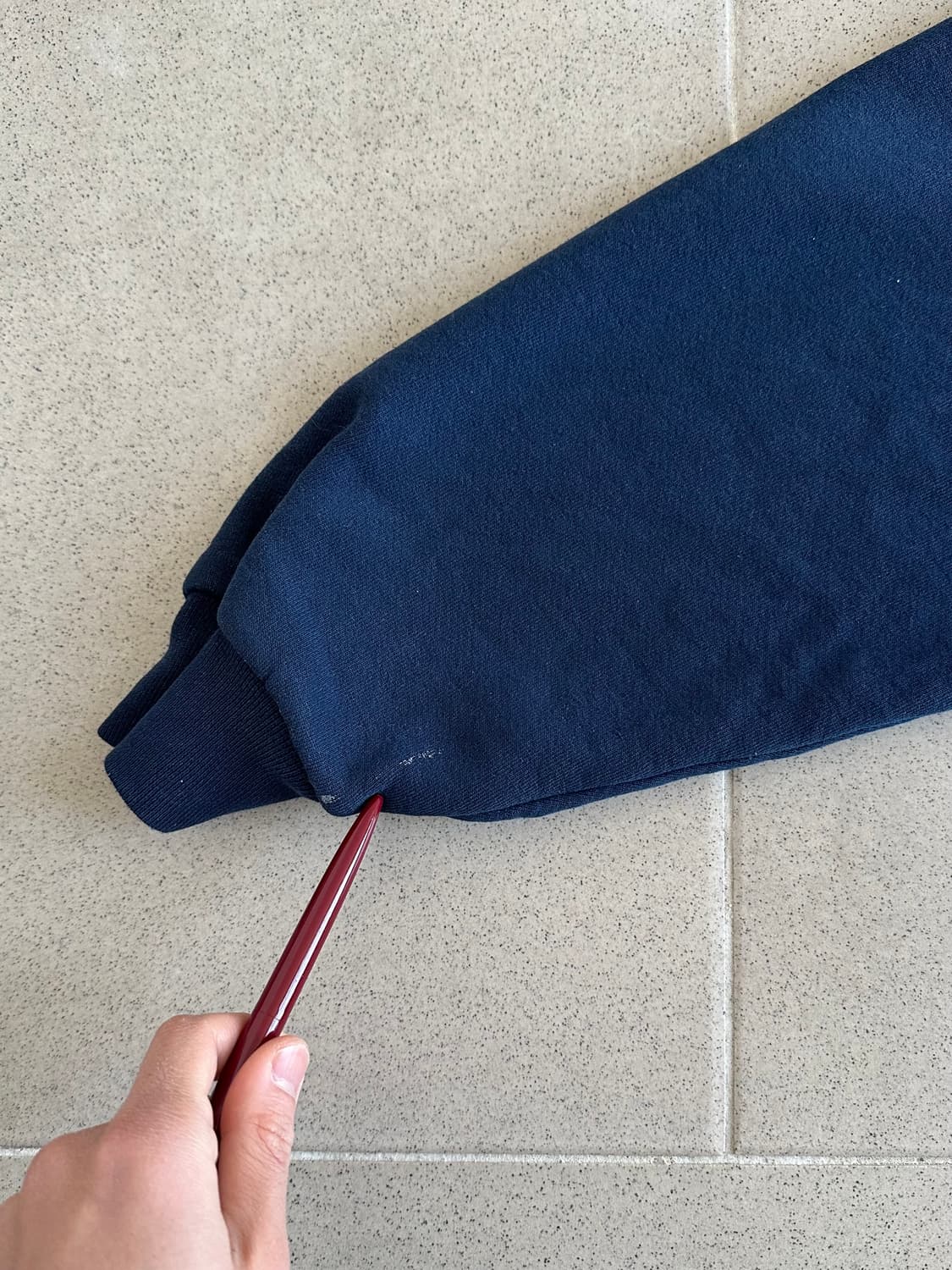 90s 빈티지 러셀 후드집업 네이비 XL 상품이미지7