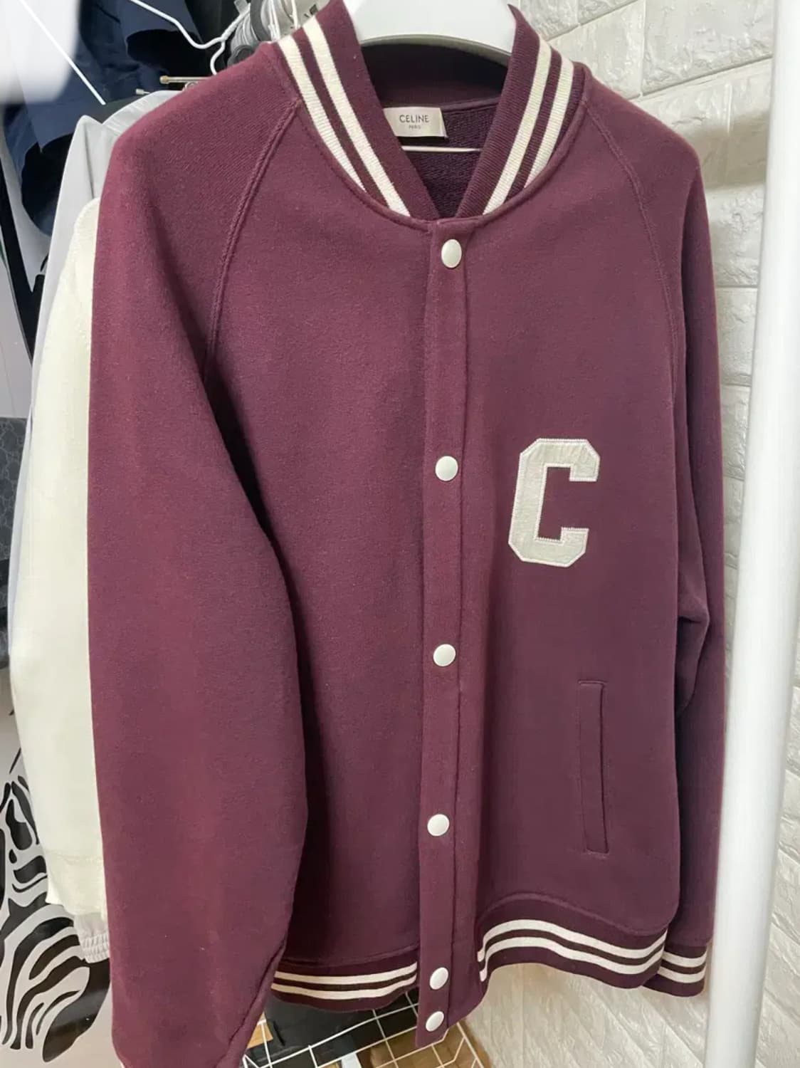 셀린느 오버핏 바시티 105사이즈 m사이즈 상품이미지1