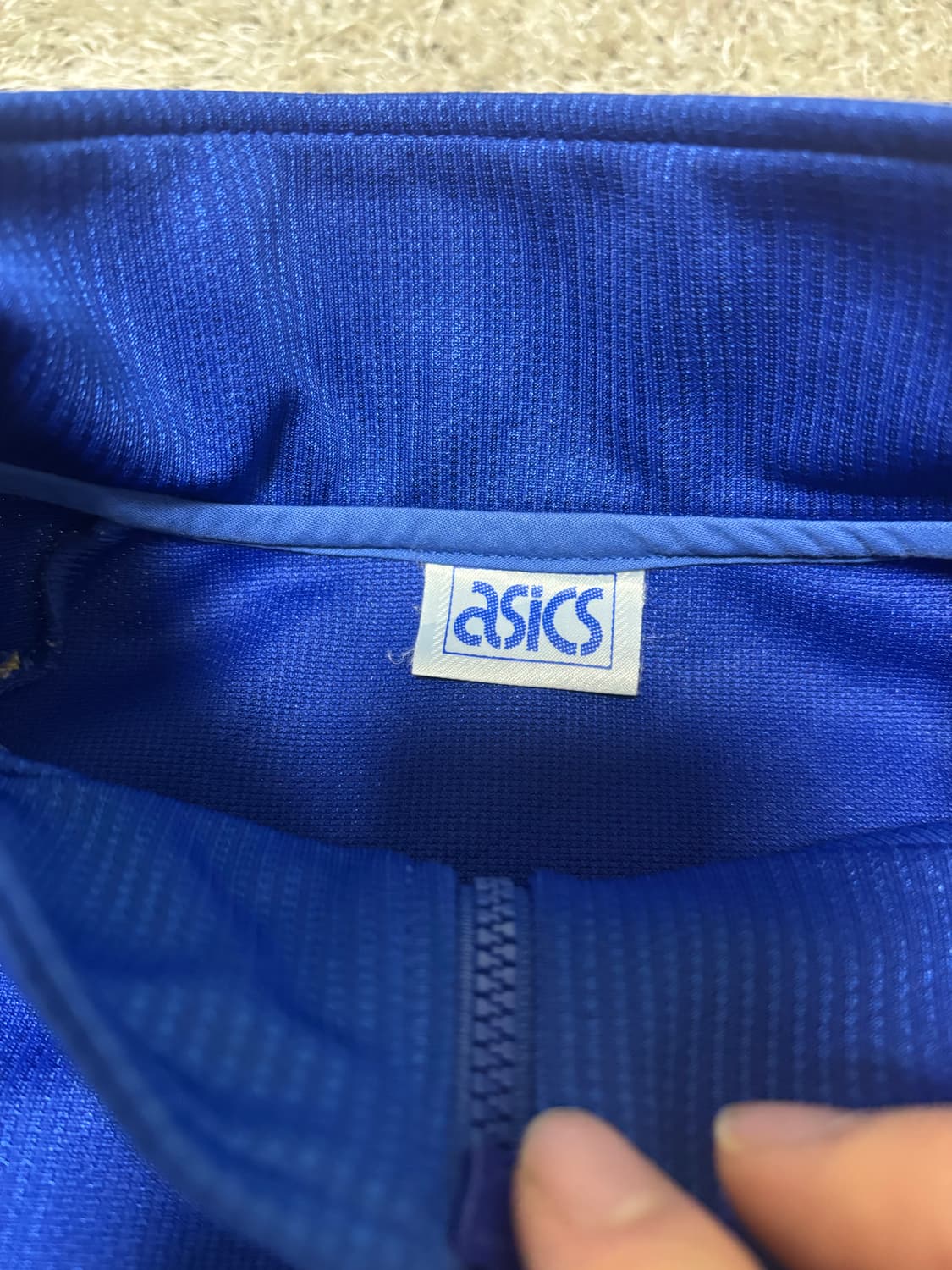 일제 아식스 반집업 저지 사이즈 105 상품이미지3