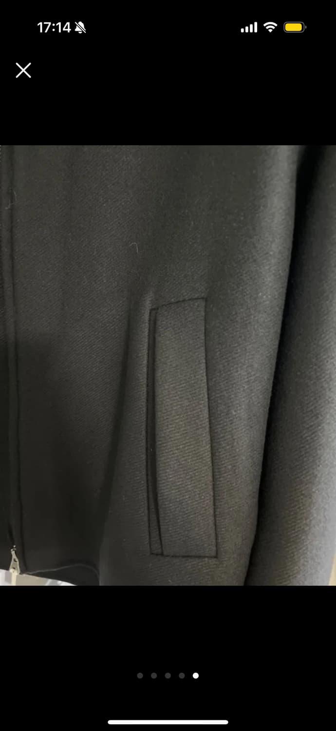 쿠어 MTR 핸드메이드 플리츠 자켓 블랙 L 100~105 상품이미지5