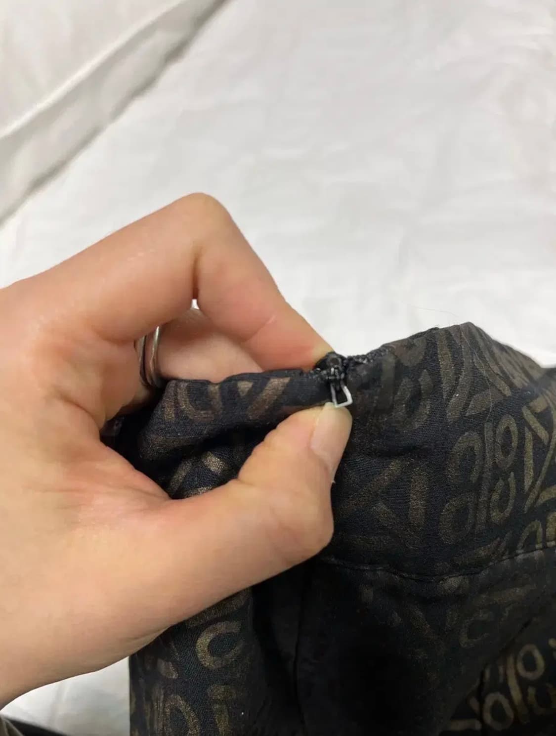 [vintage] 패턴 체인 스커트 상품이미지6