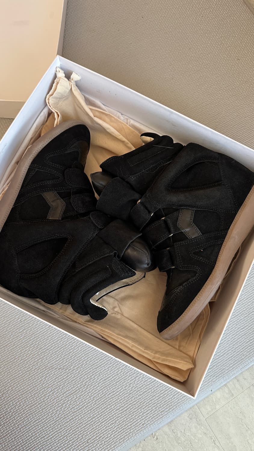 이자벨마랑 농구화 바스켓 블랙 37 상품이미지3